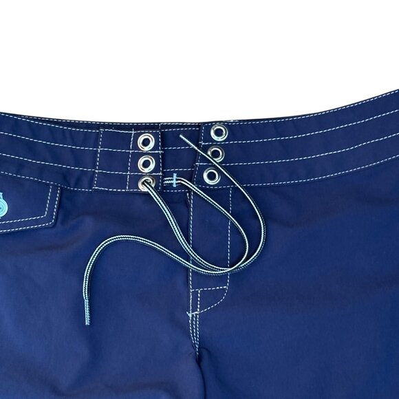 Like new! Birdwell Beach Britches Womens 400 Boardshorts in Navy Blue Size 4 - Picture 9 of 10